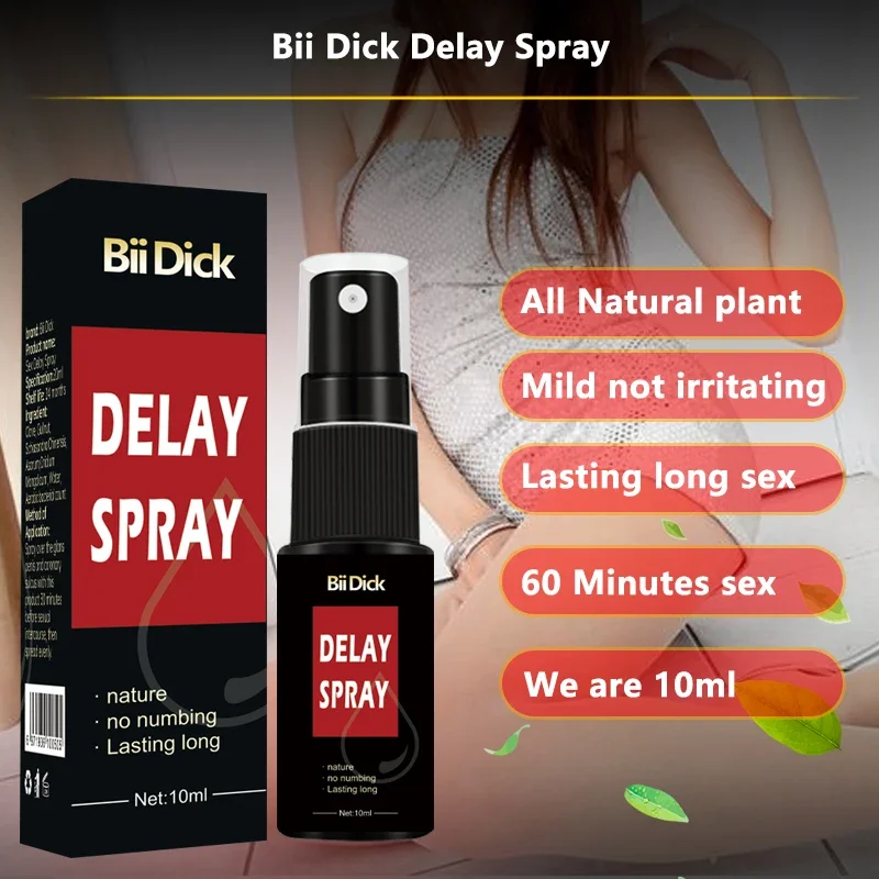 4pcs 10ml Stud 100 Sex Spray Powerful Sex Delay Products  Penis Extender Anti Premature Ejaculation Penis Enlargement Prolong