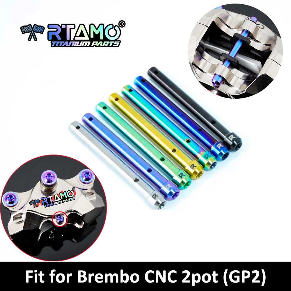 

RTAMO Gr5 Titanium Caliper Pin Fit for Brembo CNC 2pot (GP2)