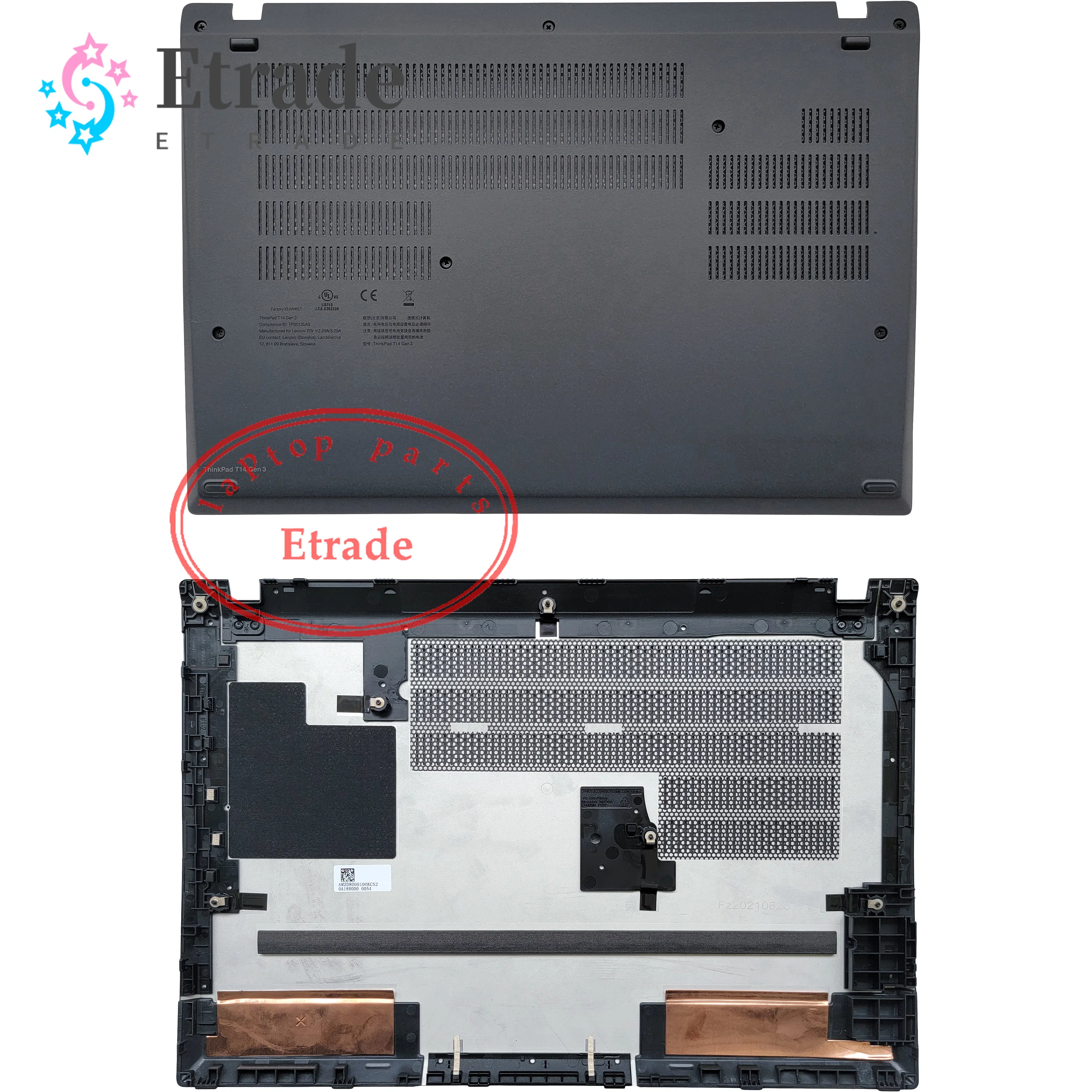 Orig para Lenovo Thinkpad T14 P14s Gen Série Tampa Base Inferior Caixa Baixa Am2d8000100 Ap2d3000d00 Ap2d3000d10 Ap2d8000210 Novo