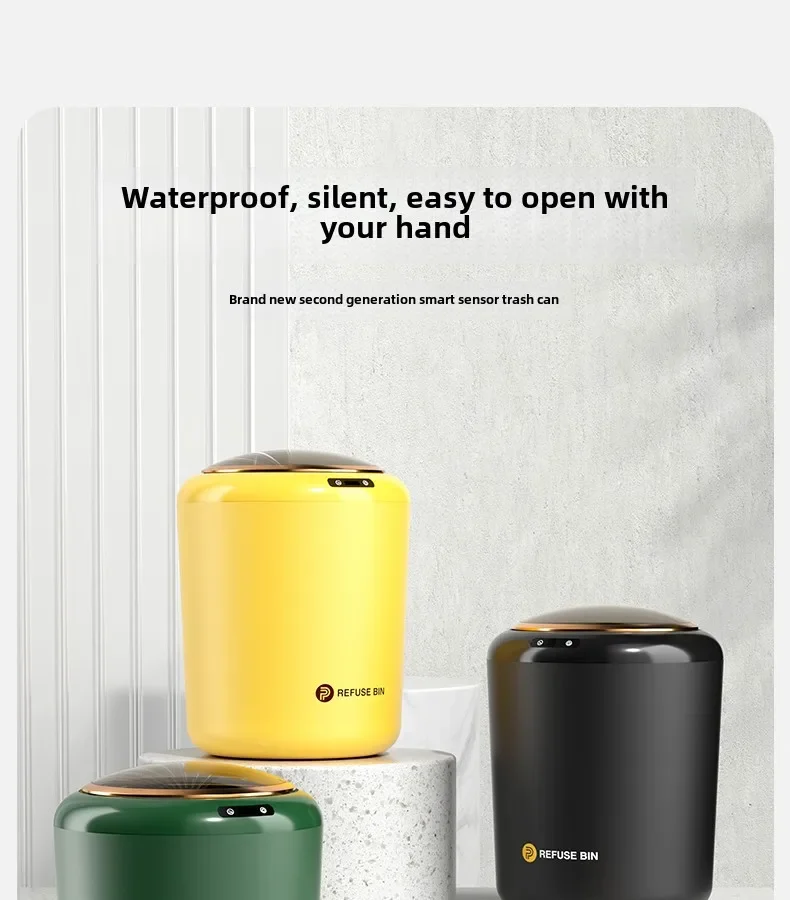 

Intelligent induction trash can household 2024 new bathroom living room bedroom large capacity automatic charging trash can