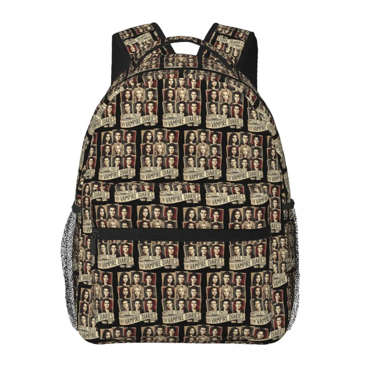 Characters Chart Backpack Student BookBag Children School Bag Computer Shoulder Bags for Boys Girls