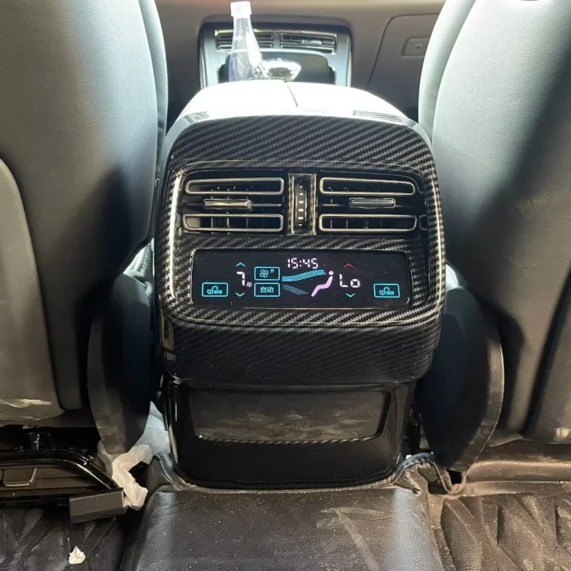 

Car Accessories Rear Air Conditioning Vent Outlet Cover Rear Anti Kick Armrest Box For Byd Han Ev 2020 2022 2023 2024