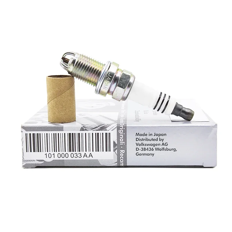 

4pcs 101000033AA Spark Plug For Audi A3 A4 A6 90/100 VW Golf Beetle Magotan 101000051AA BKUR6ET10 2397 Ignition Plugs