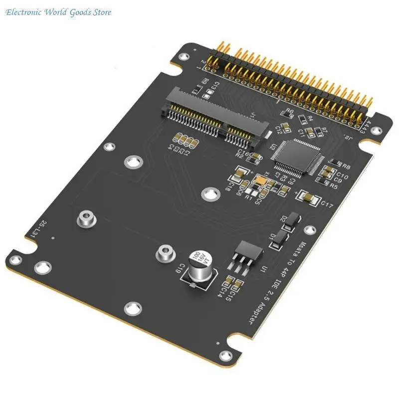 A3PD Fast Speed MSATA SSD To 2.5Inch IDE 44Pin Converters With JM20330 Chip Supports 3.0Gbps Data Transfer Rate