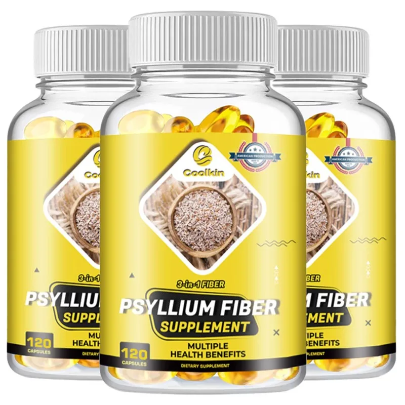 Psyllium Fiber Supplement - Supports Intestinal and Digestive Health, Improves Absorption, Enhances Energy