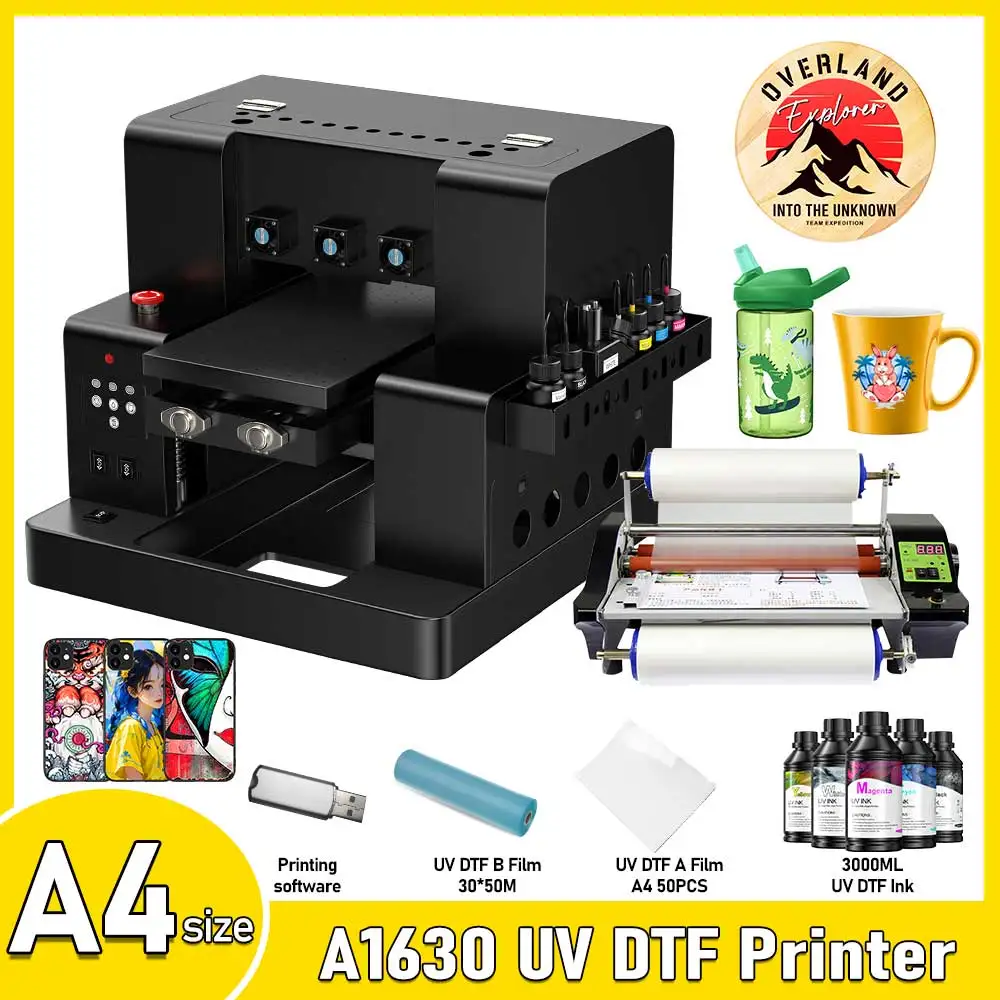 

A4 UV DTF трансферный принтер для Epson L805 UV DTF печатная машина лак Impresora a4 uv dtf для чехла телефона металлическая бутылка