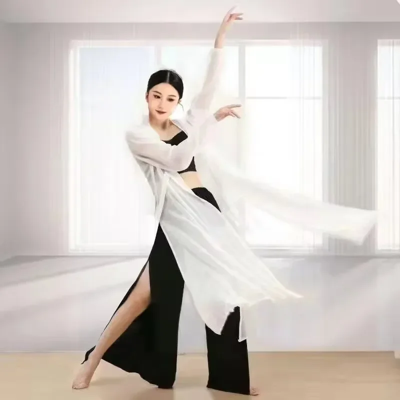 الشيفون الغنائي الجاز الحديثة البطن الباليه الرقص النساء زي هالوين الجنية كيب فستان الحفلات عباءة كرنفال شال ملون #5