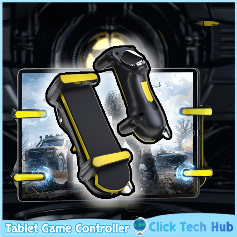 Tablet Game Controller Multifunctional Frequency Conversion Six Finger Linkage Auxiliary Button Alloy Material Ipad Gamepad