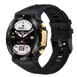 Reloj inteligente deportivo para hombre, pulsera con Bluetooth, llamadas, pantalla grande HD, batería de larga duración de 400mAh