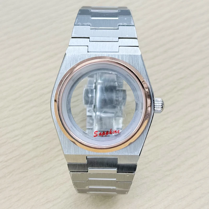 

NH35 PRX Super Player Watch Case Watch Strap Stainless Steel Fit 4R35 NH36 Movement 31.8mm Dial With Sapphire Glass Watch Parts