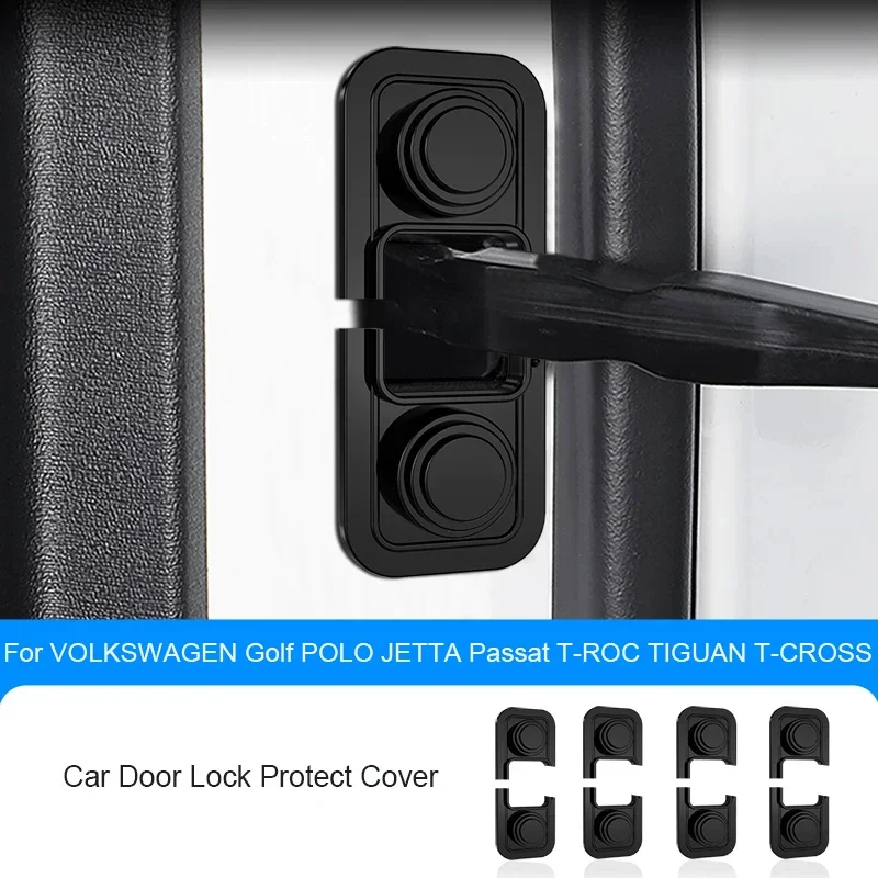 

Car Door Limiter Pad Lock Shock Absorber Damper For VOLKSWAGEN Golf POLO JETTA Passat T-ROC TIGUAN T-CROSS Door Check Arm Cover