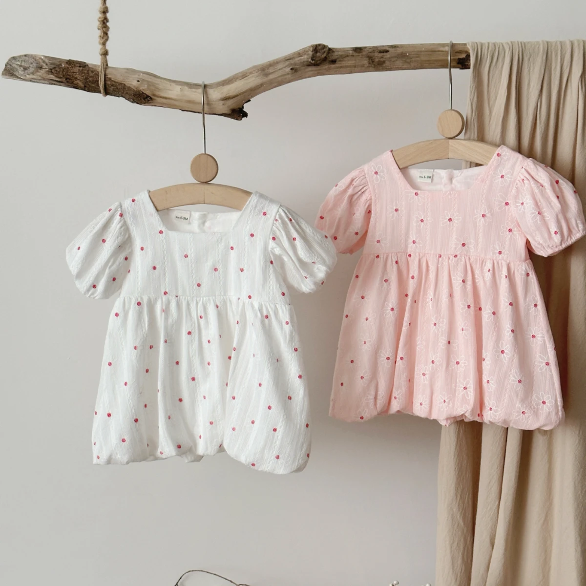 Hot Sale Newborn Baby Girl Clothes Summer Cute Sweet Printing Princess Dress Toddler Summer Baby Comfort Cool Vacation Dress