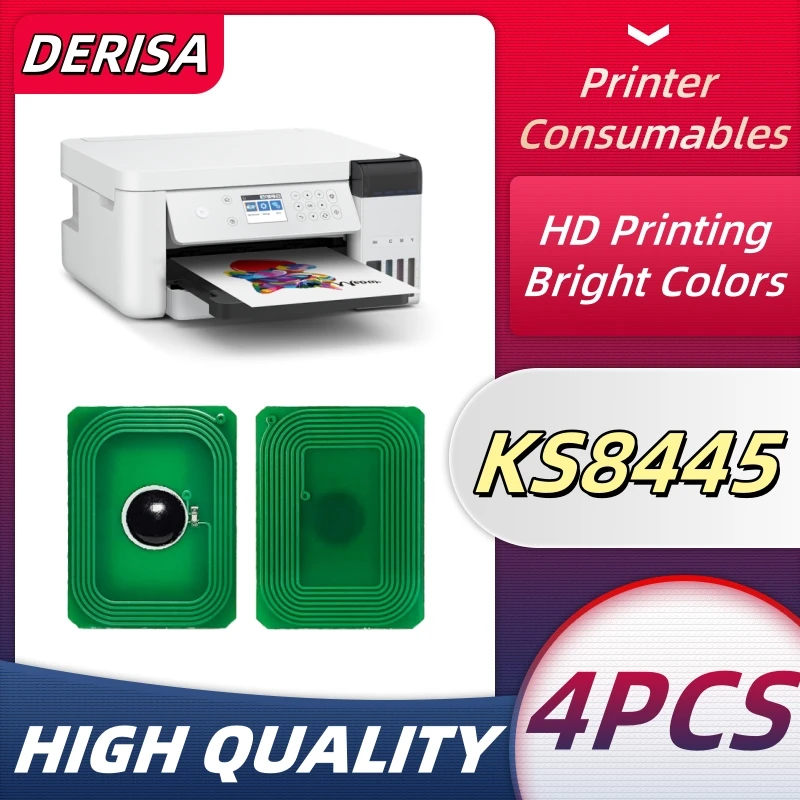

1 Set 4 pcs KS8445 Drum Chip Compatible For OKI KS8445 Printer ks8445 Toner Chip 30K Stable compatibility