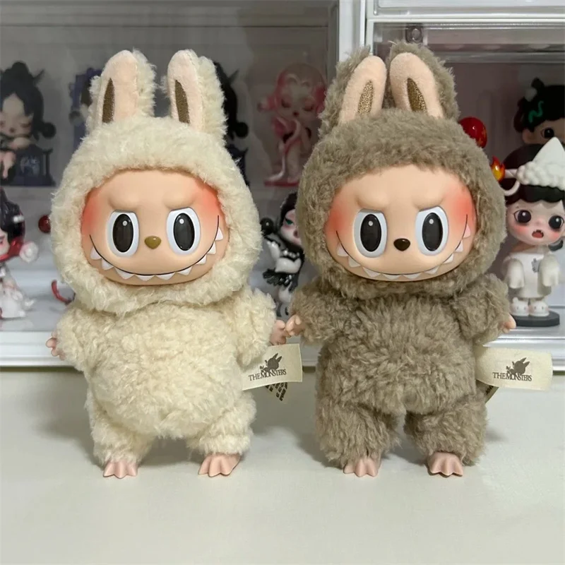 New Labubu 2nd Generation Sitting Party The Monsters Labubu Anime Figure Heartbeat Macaron Vinyl Face Blind Box Doll Toys Gift