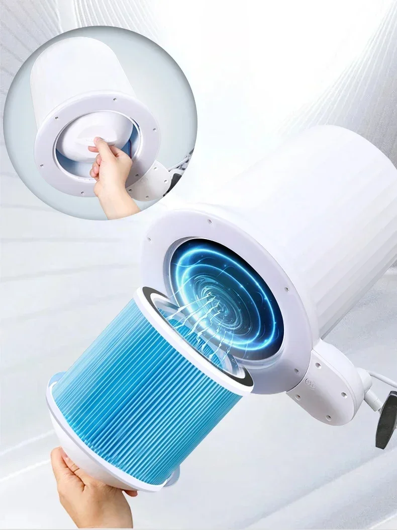 Professional 4blanc Client Oem Two-in-one Shadowless Lamp Nail Dust Collector For Nail Salon