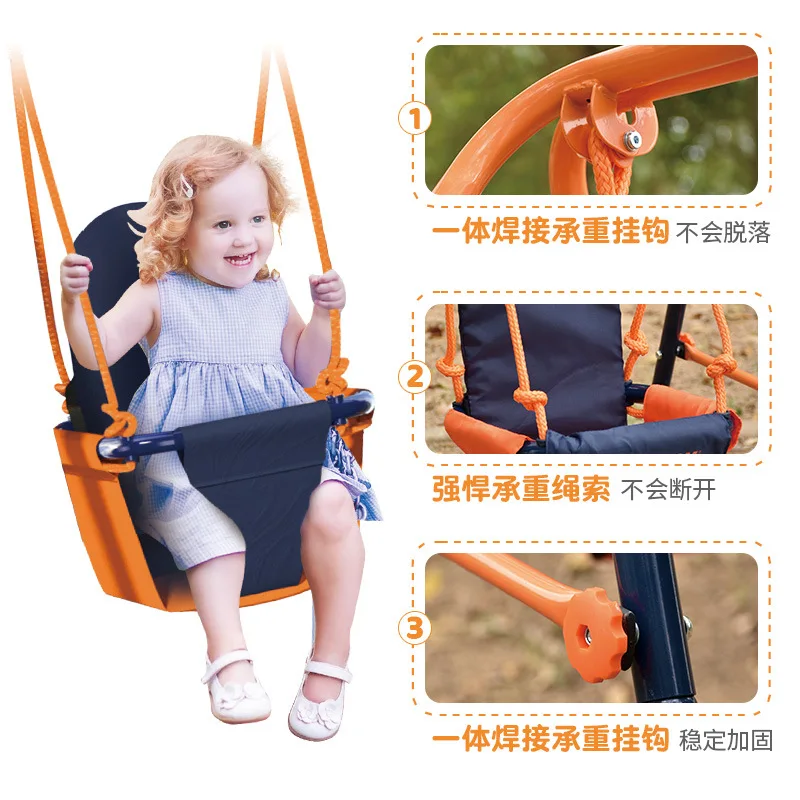 Swing Horizontal Pendurado para Crianças, Casa para Crianças, Pátio e Balanço Interior, Corda Senso de Movimento, Bebê Balanços