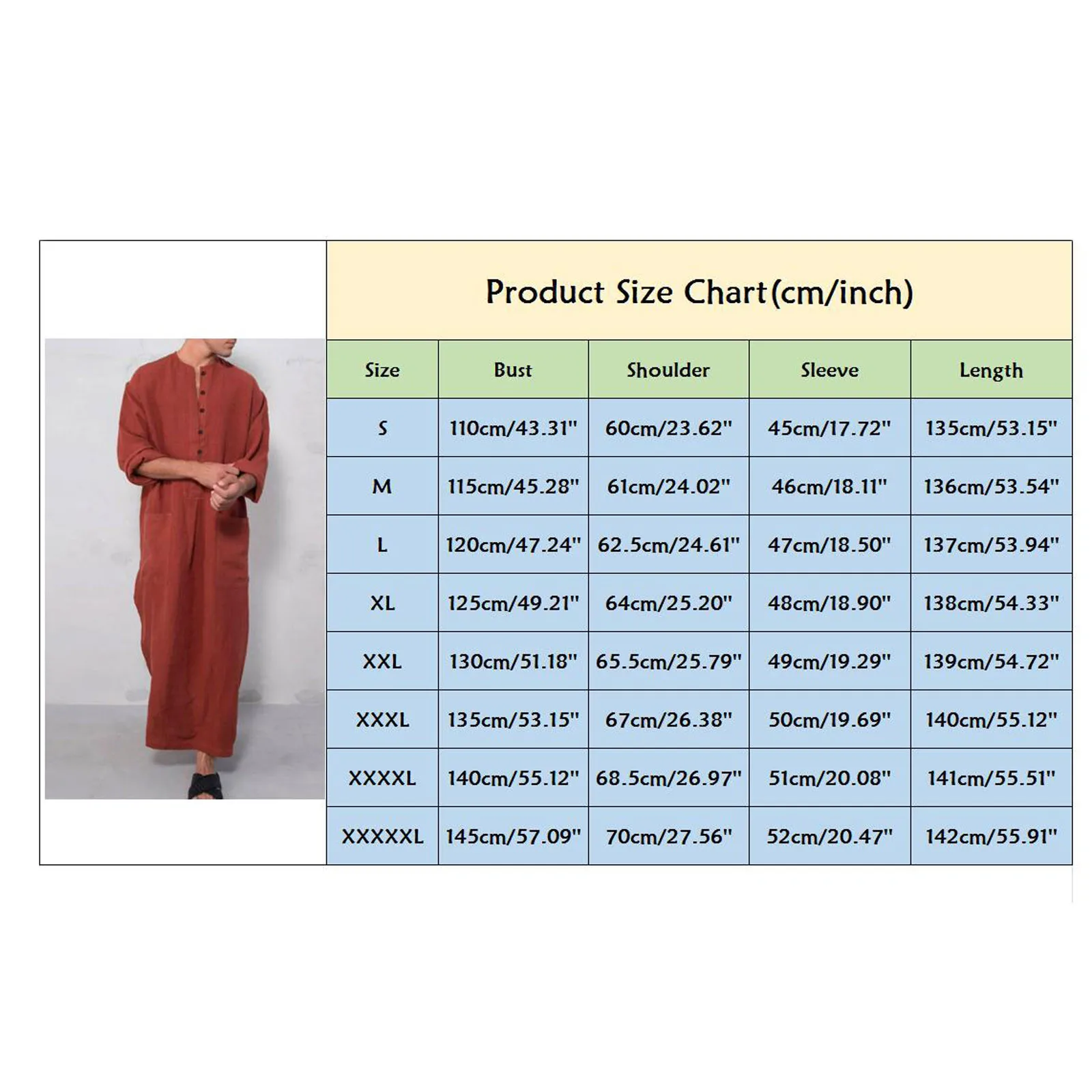 Men\'s Muslim Long Robe 2023 New Islamic Arabic clothes Thobe Long Sleeve Pockets Robes Men Saudi Arabia Abaya Muslim Shirts