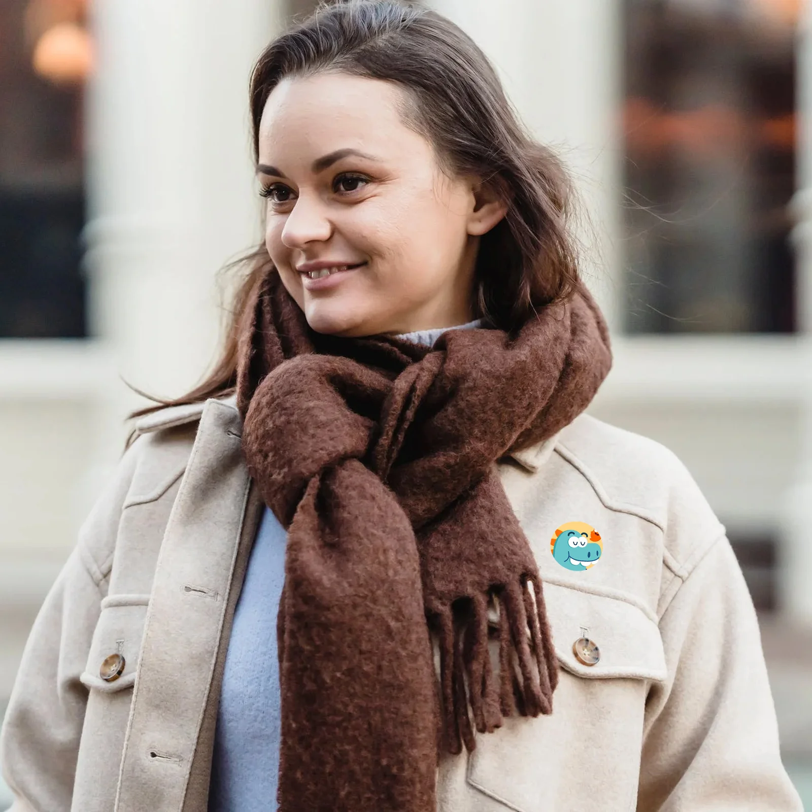 

100Sets Button Pin Badges Unfinished Badge DIY Badge Craft 25Mm Glossy Film Strong Durability Ideal for Shirt Hat Bag