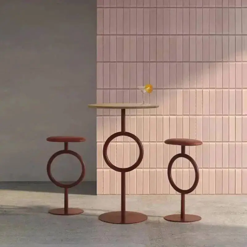 

Дизайнерские новые барные стулья, роскошные стулья для салона, кухонный стул, кожаный железный стул, мебель, садовая стойка, скандинавский табурет, современный