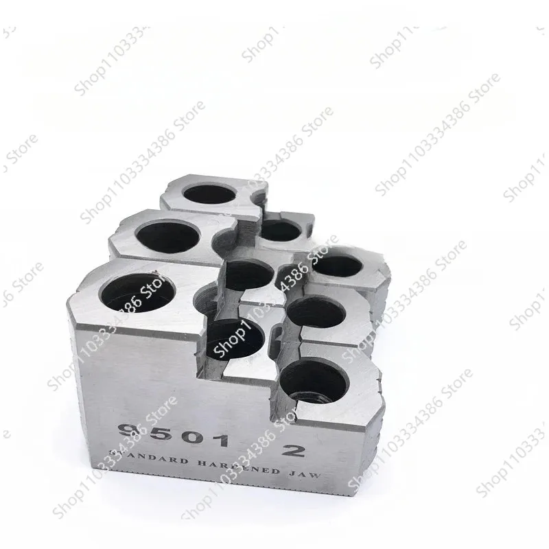 5 6 8 10 Inches New High Precision Standard for Lathe Machine Hydraulic Hard Claw Three Jaw Chuck Strong Step Claws