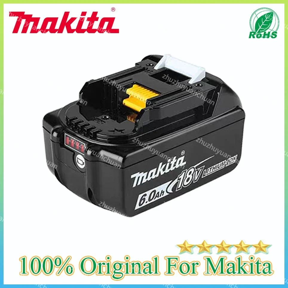 

Makita Original 18V Makita 6000mAh Lithium ion Rechargeable Battery 18v drill Replacement Batteries BL1860 BL1830 BL1850 BL1860B