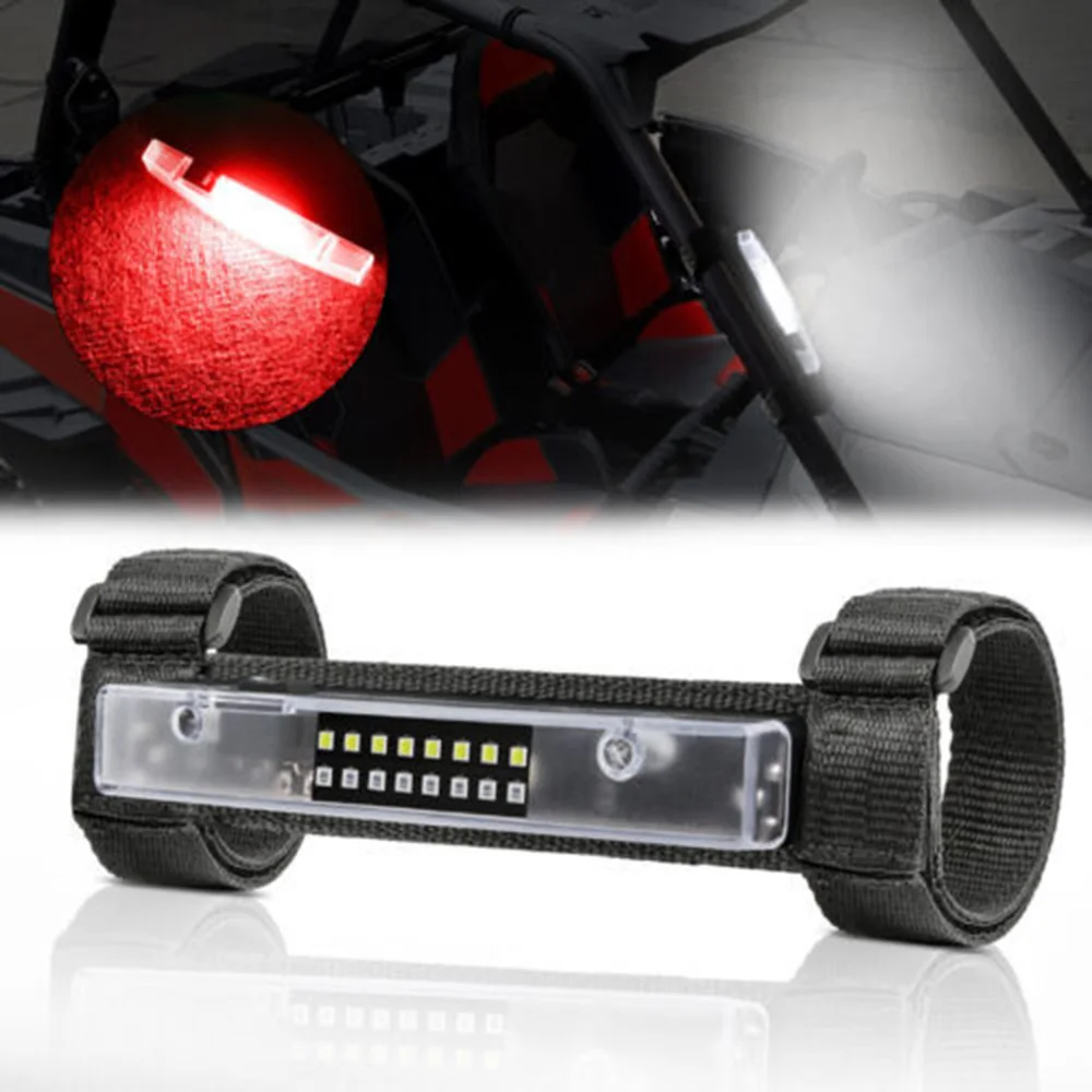 Universal Roll Cage LED Interior Dome Light with On/Off Switch Waterproof for UTV ATV Jeep Truck Offroad Polaris RZR Can‑Am