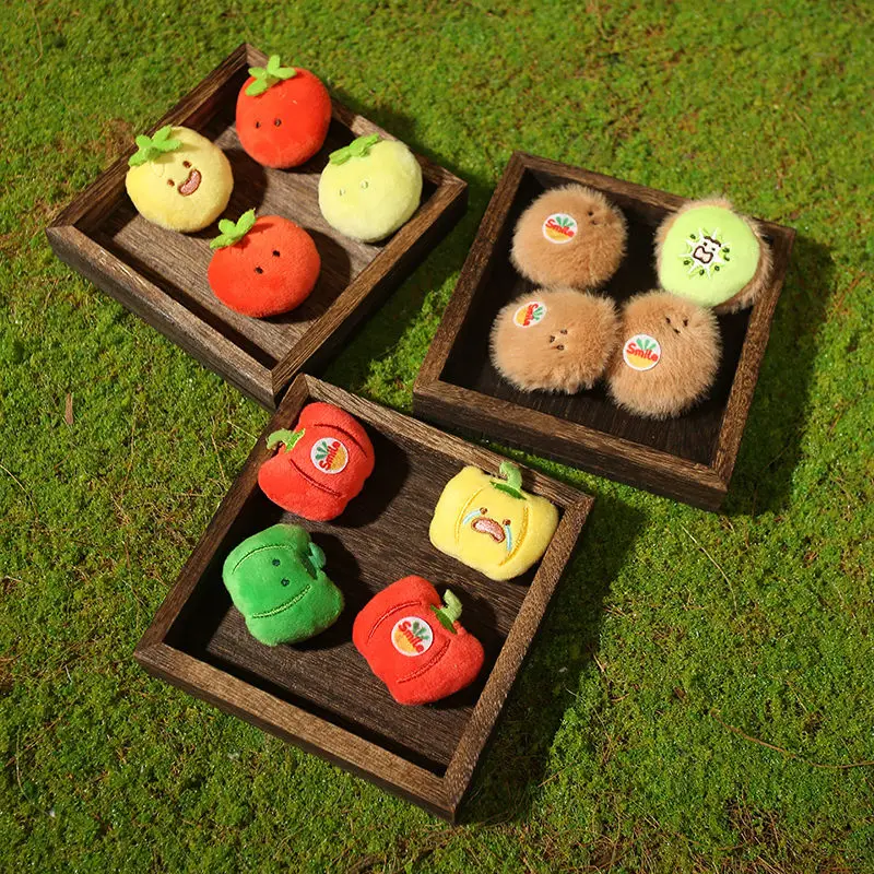 Nuevos Modelos Populares de la Serie de Mariscos y Frutas: Colgante de Peluche de Salmón, Plato de Mariscos, Plato de Ve