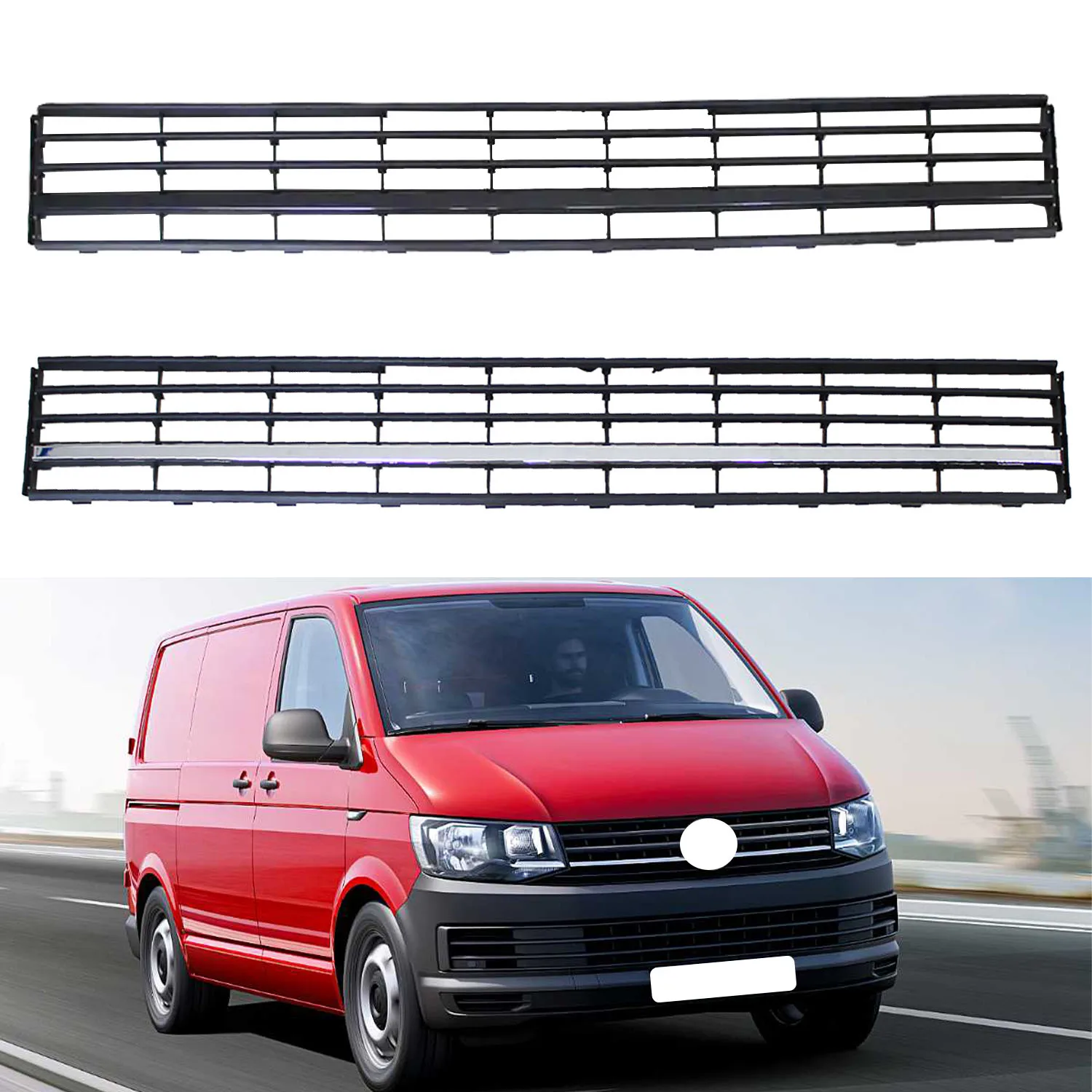 Front Bumper Centre Lower Grille Radiator Grid Gril for VW Transporter VW Transporter T6 2015 2016 2017 2018 2019 Car Parts