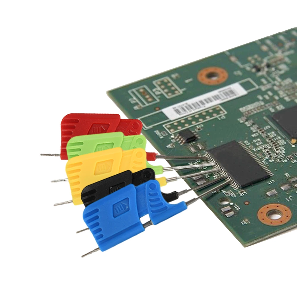 10PCS Universal IC Chip Micro IC Clamp SOP SOIC TSSOP TSOP SSOP MSOP TQFP LQFP SMD IC Chip pin Clip DIP Logic Analyzer