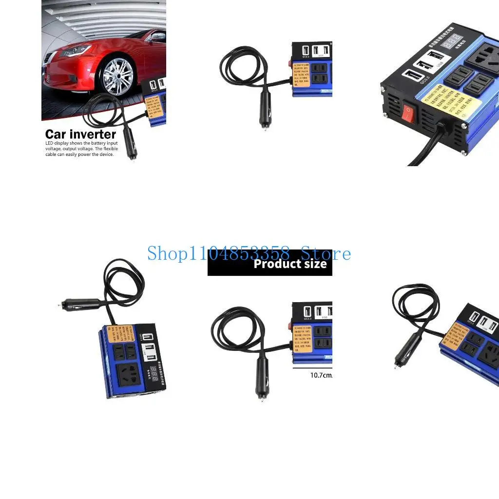 

652F Power Converter для грузовика, электроника 12 В/24 В до 110 В/220 В конверсию