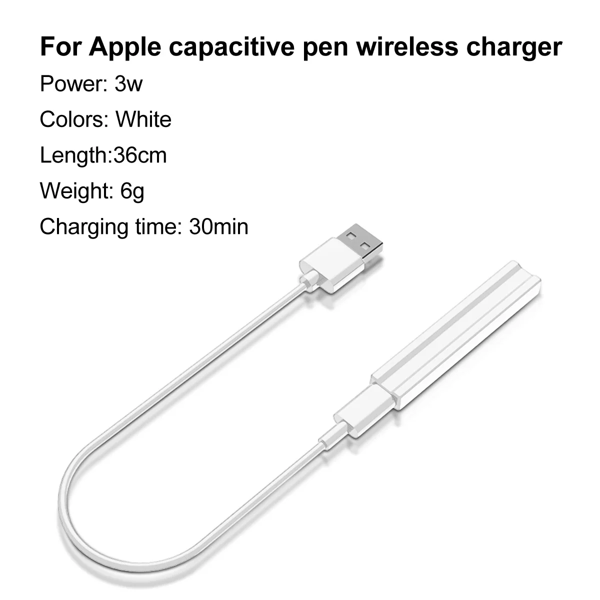 Magnetic Charging Adapter Cable Charging Compatible for Apple Pencil 2 2nd USB Cable For Apple Pencil 2 2nd Stylus pen Charger