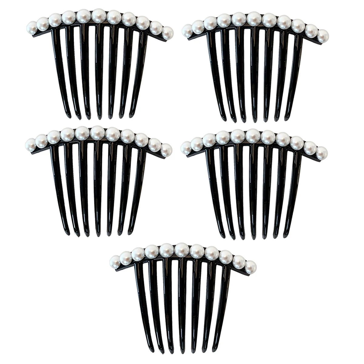 

5 Pcs Combs Hair Comb Accessories Women Bridal Wedding Hair Comb Rhinestones Wedding Party Hairstyles Easy Matching Gifts