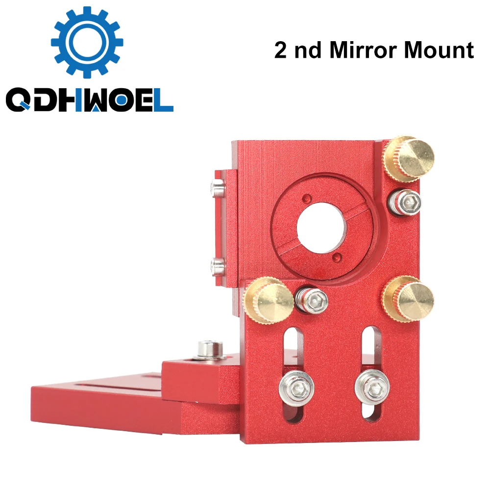 

QDHWOEL CO2 Second Red Mirror Mount Mirror 25mm Integrative Mount For Lase Cutting Machine