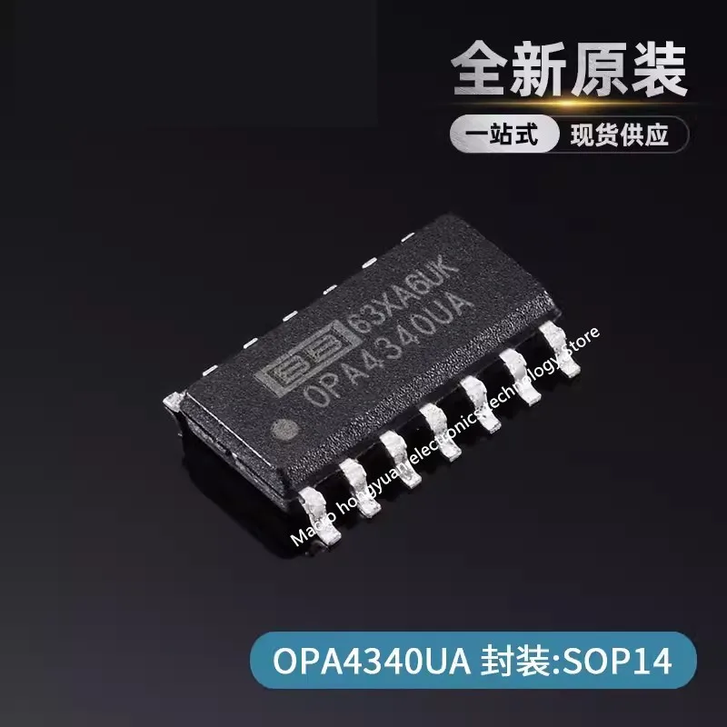 10adet OPA4340UA OPA4340UA/2K5 Operational amplifier chip package SOP14