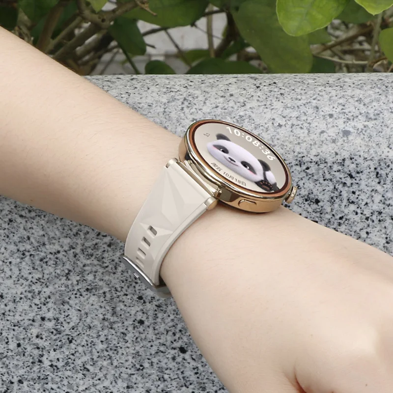 18 มม./22 มม.ซิลิโคนสําหรับนาฬิกา Huawei GT 5 41 มม.46 มม.เข็มขัดกีฬา Correa Watchband HUAWEI Watch 4/GT 5 Pro/4/3 Pro 46 มม.