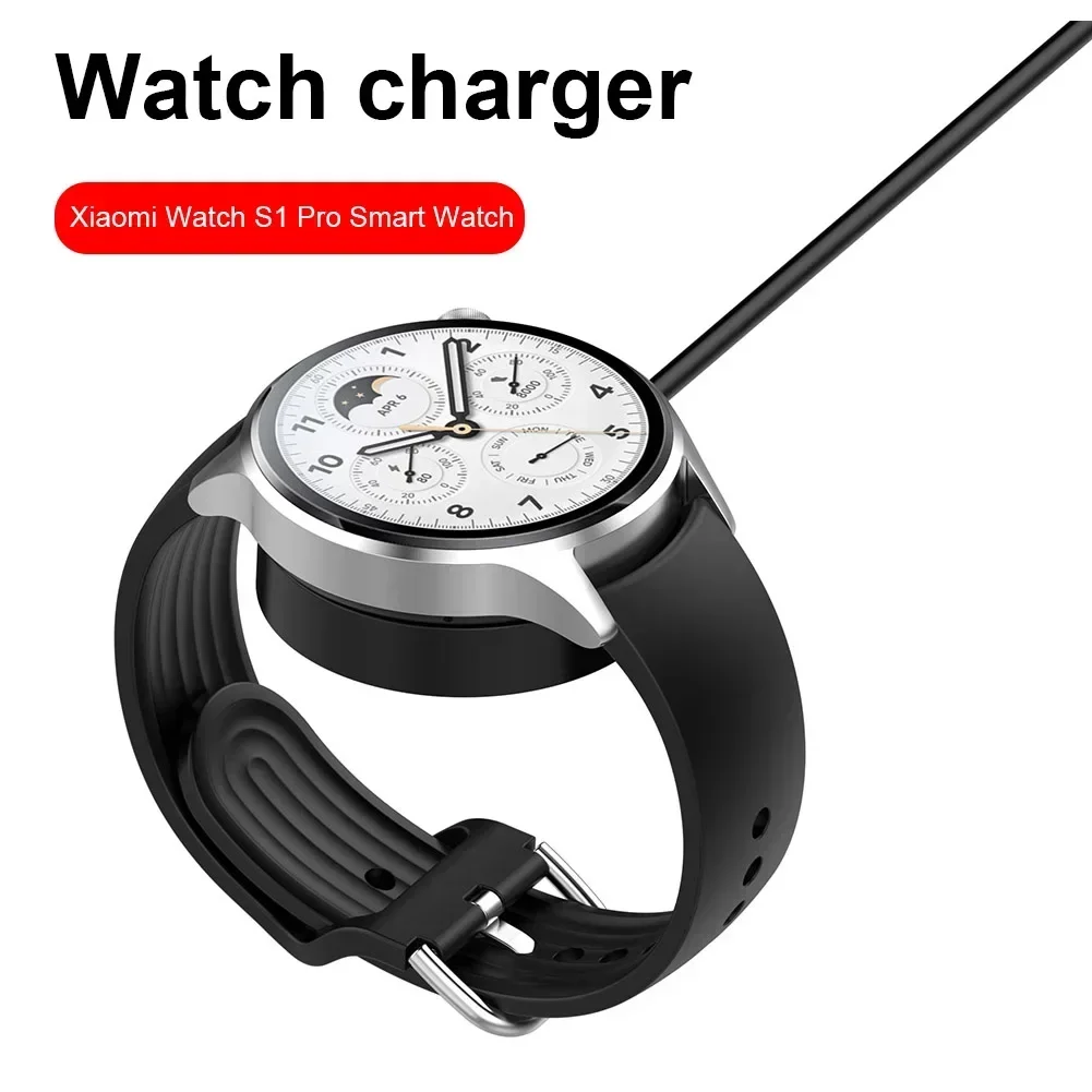 1m Charging Dock Station For Xiaomi Watch S1 Pro Smartwatch Wireless USB Charger Cable Cord Parts