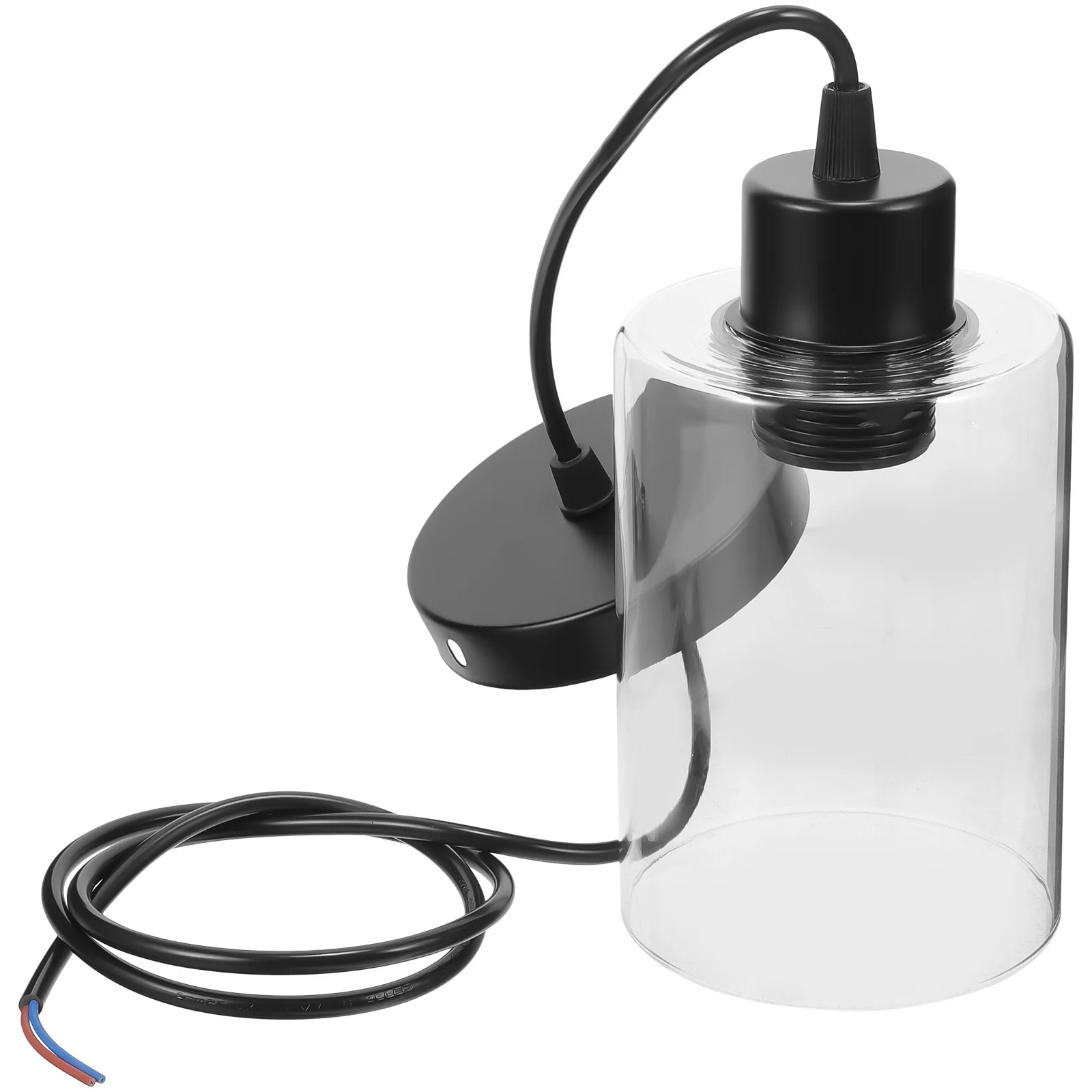 

Solid Iron Retro Hanging Pendant Light Glass Shade Suitable for Living Room Bedroom Dining Room Kitchen Ceiling Light