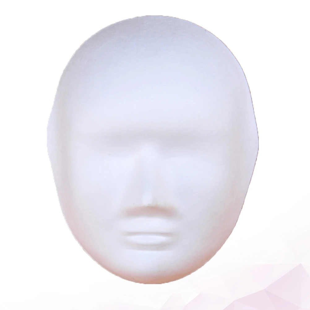 

Mask Dance Ball Paper Costume Nonporous White Face Masks Blank Costumes