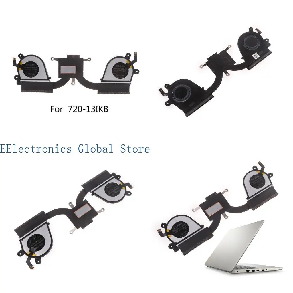 

462B Tested For Yoga 720-13IKB Laptop Heatsink Fan Accessories 5H40N67860 CPU Cooling Fan