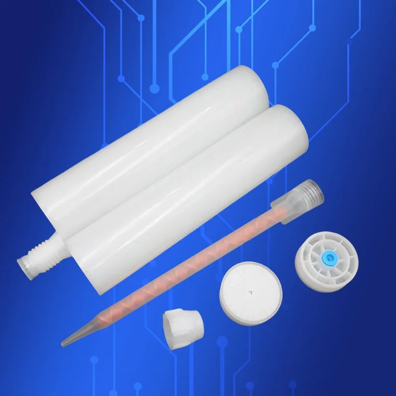‌Free Shipping 600ml Glue Cartridge Set | 1:1 Industrial Plastic Adhesive Tanks for Sealant Guns