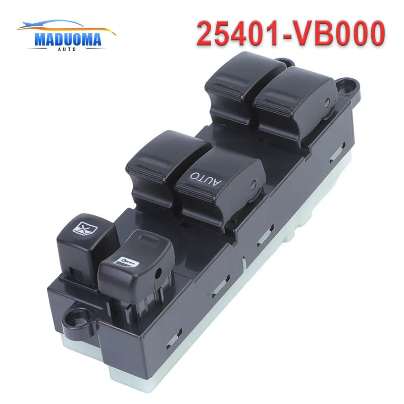 

Новый переключатель окон 25401-VB000 25401-4M501, высококачественные автомобильные аксессуары для пикапа Nissan Navara, paladin