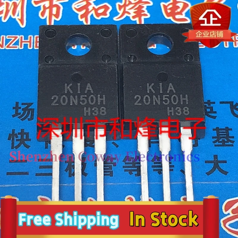 10PCS-30PCS  KIA20N50H  TO-220F 500V 20A     In Stock Fast Shipping