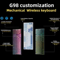 MCHOSE G98 Gaming Mechanical Wireless Keyboard Wired/2.4G/Bluetooth 8000mAh Battery 1ms Ultra-Low Latency PBT Hot-Swap