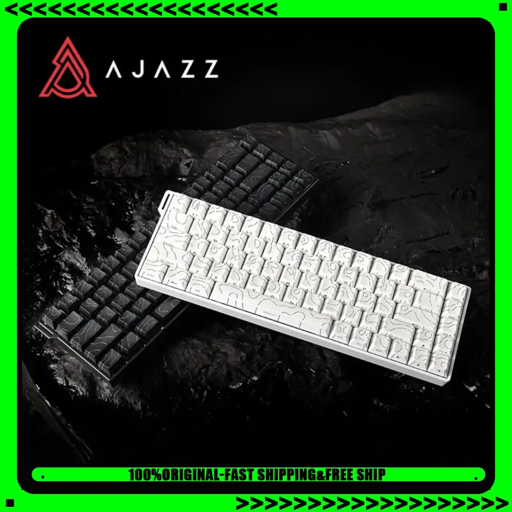 

Ajazz AK680 V2 Magnetic Switch Keyboard 68-Key 8K Polling Rate Speed Aluminum Alloy Positioning Plate Gaming Mechanical Keyboard
