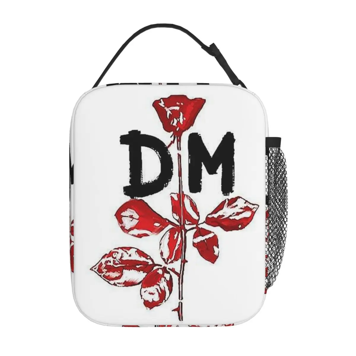Kawaii Depeches DM Mode Musician World Tour Insulated Lunch Bag for Women Kids Portable Food Boxes Thermal Lunch Box Tote