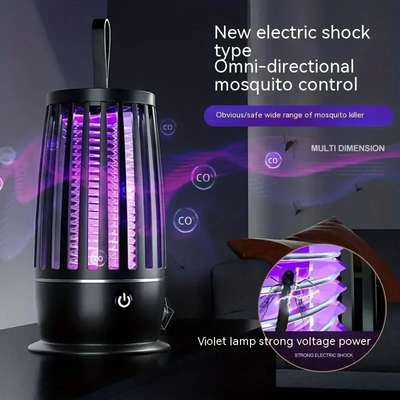 Mosquito Killer Lamp Mute Insect Repellent Electric Insect Trap Usb Charging and Plugging/Plug-in Single Use Can Select
