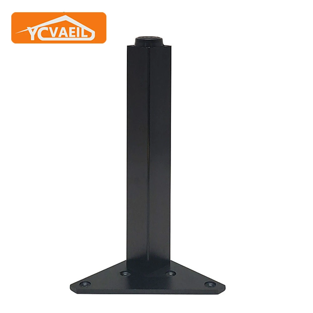 4pcs Adjustable Legs for Furniture Metal Coffee Table Legs Black Gold Dresser Bathroom Cabinet Replacement Foot Fitting 15/20cm