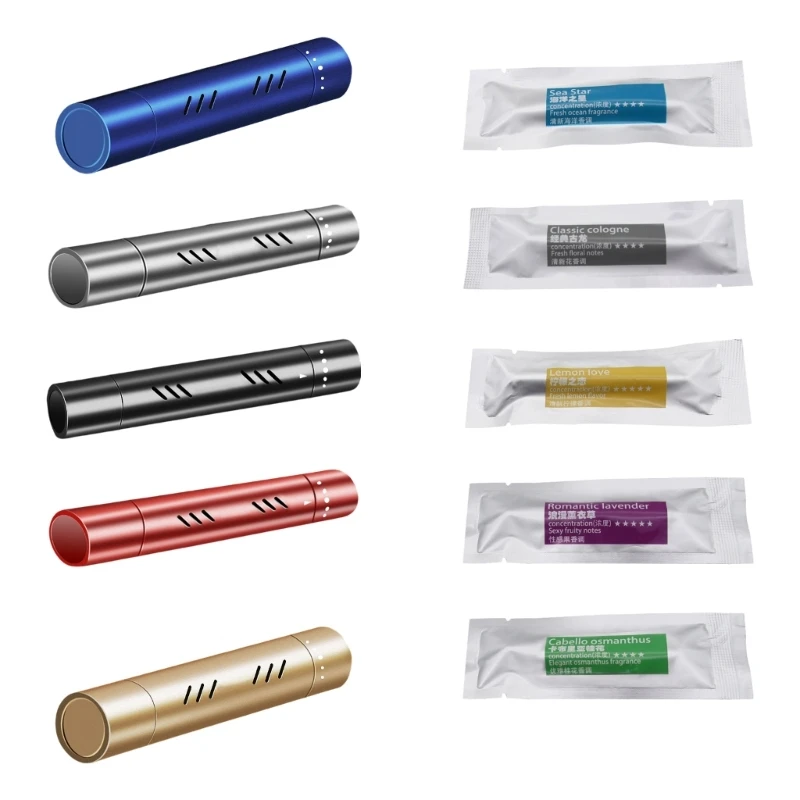 

H3CE Car Air Freshener Car Diffuser Vent Clip for Women Man Automobile Fragrances Decorations Aluminum Car Scent