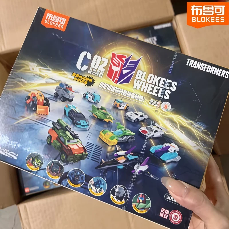 

Blokees Transformers C02 Thunder Racing Blind Box Mini Car Wheels Trendy Collectible Anime Action Figure Models Toys For Kids