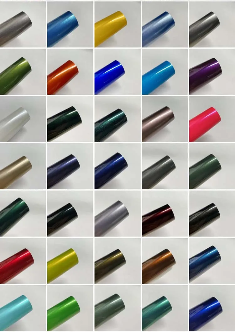 Agate Green High Quality High Glossy Car Wrap Film Stickers Glossy Car Wrapping Film Vinyl Paint Metallic Vinyl